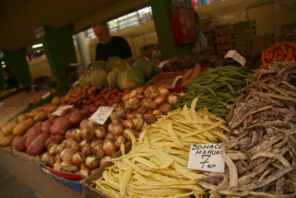 cijena voća i povrća na banjalučkoj tržnici, mahune