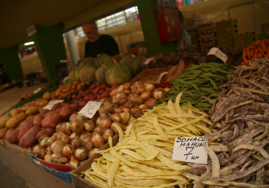 cijena voća i povrća na banjalučkoj tržnici, mahune