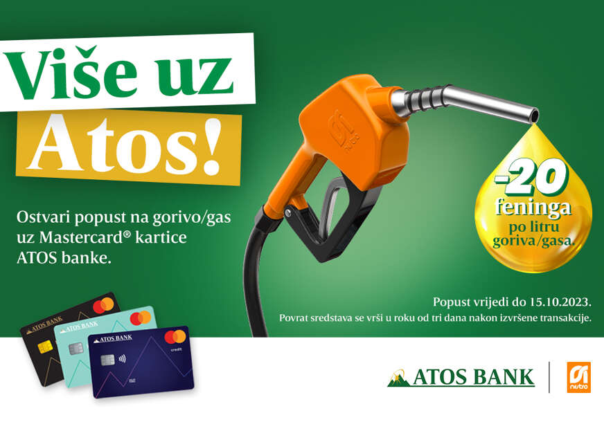 ATOS BANK i kompanija Nestro Petrol vas nagrađuju
