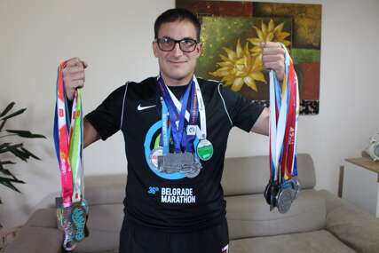 Sve medalje Milana Puzića, maratonca iz Nove Topole: Dvije godine bile su mu potrebne da prohoda, a onda je prestigao sve  (FOTO)
