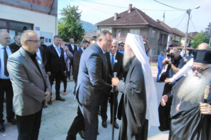 Milorad Dodik i Patrijarh Porfirije