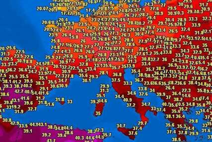 Temperature u Evropi