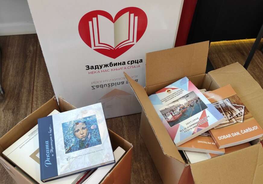 Biblioteka iz Kotor Varoši donirala knjige za m:tel akciju "Zadužbina srca – neka nas knjiga spaja" (FOTO)