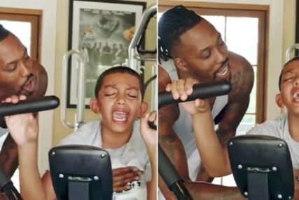 ISPRAVNO ILI NE Nekadašnji NBA as tjera sina da vježba iako ovaj plače i govori da ne može (VIDEO)