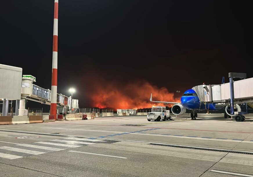 Požar kod aerodroma