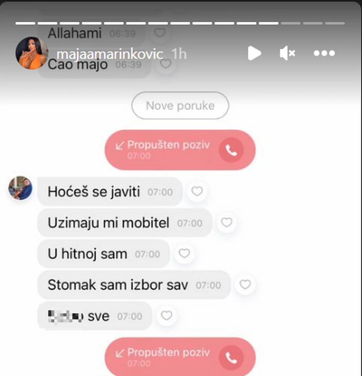 Prepiska između Maje Mariković i Bilala Brajlovića