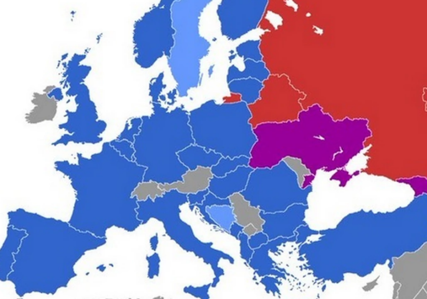 NATO, mapa