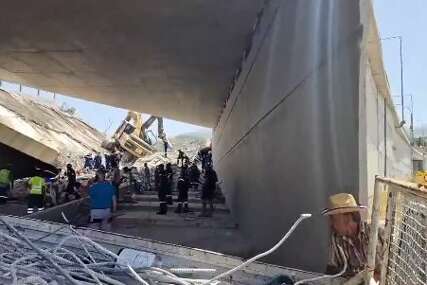 Ljudi ostali zarobljeni ispod ruševine: Potresne scene iz Grčke na mjestu gdje se srušio most (VIDEO)