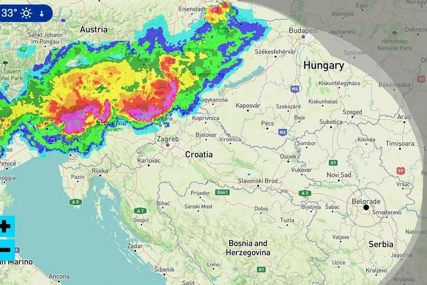 Oluja u Austriji stiže na Balkan