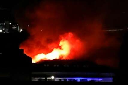 Požar na željezničkoj stanici u Boru