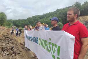 Protest protiv rudnika Bistrica