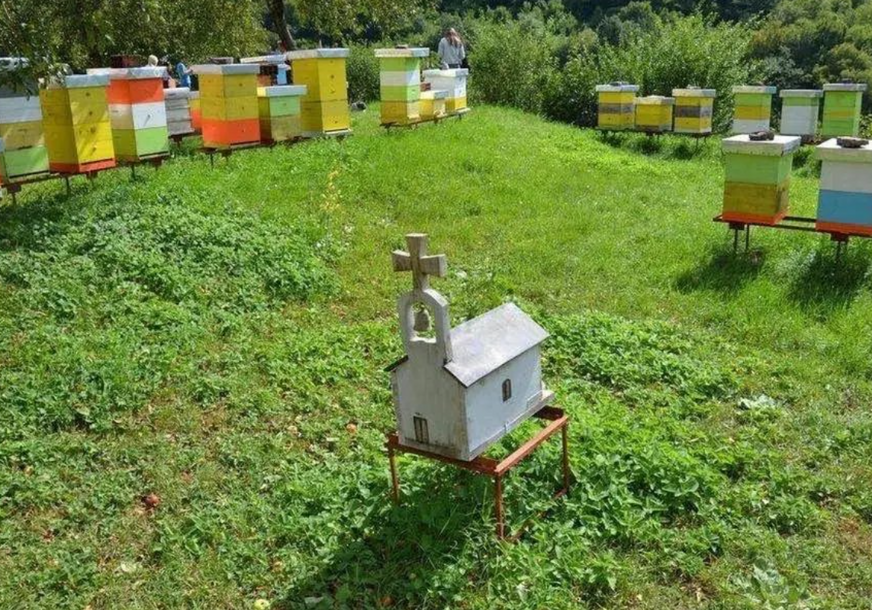 Čovjek u pčelinjaku napravio crkvu za insekte