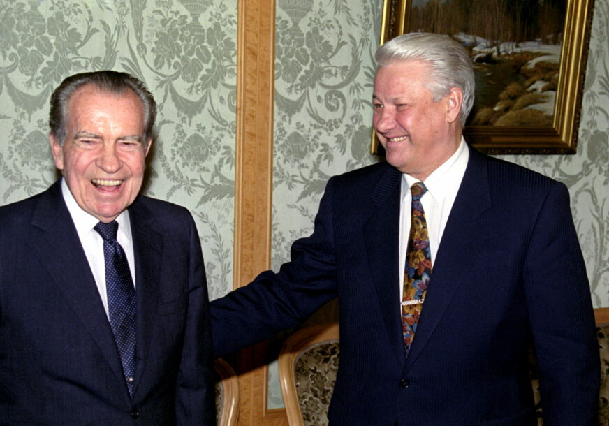 Ričard Nikson i Boris Jeljcin