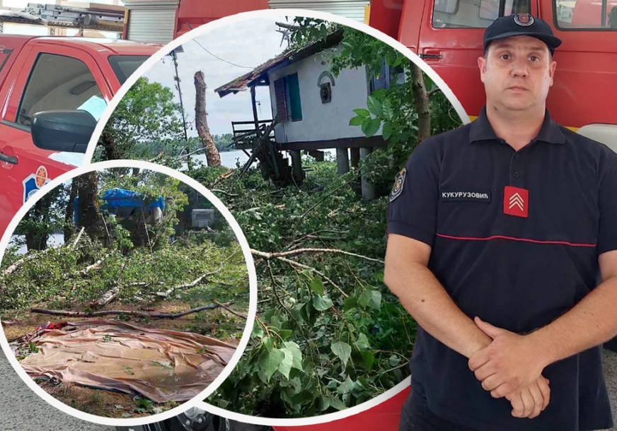 Hrabri vatrogasac iz Beočina sam je spasio 10 osoba iz šume tokom superćelijske oluje
