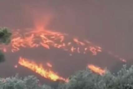 Nova evakuacija stanovništva u Grčkoj: Požari se šire zbog vjetra i temperature preko 40 stepeni