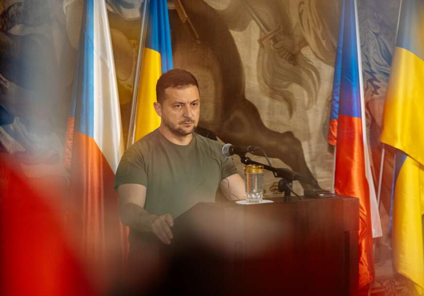 Vladimir Zelenski za govornicom