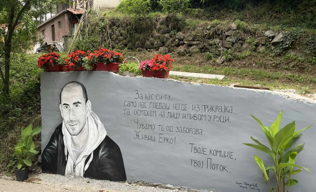 Ervin Ćelahmetović mural