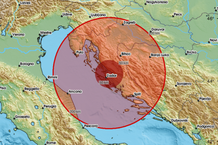 Jak zemljotres pogodio Hrvatsku