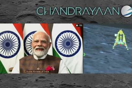 "Čandrajan-3" ušao u istoriju: Indijska letjelica stigla na Mjesec, uspjelo slijetanje na južni pol (VIDEO)