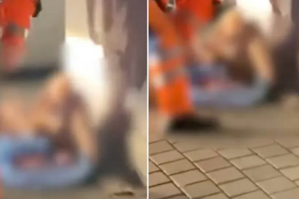 "Nije bilo nikog da pomogne" Djevojka (24) se porodila nasred ulice, u bolnici joj rekli da nema mjesta (VIDEO)