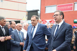 Vučić i Dodik na obilježavanju godišnjice Oluje u Prijedoru