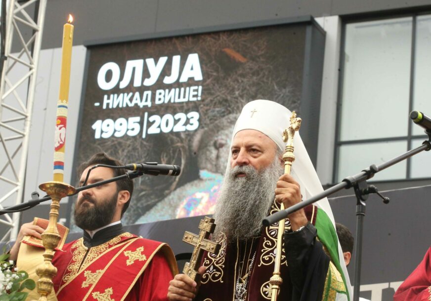 patrijarh Porfirije na obilježavanju godišnjice Oluje u Prijedoru