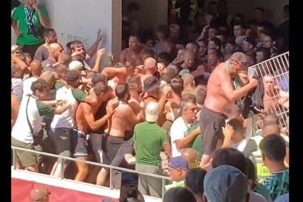 KATASTROFA U FRANCUSKOJ Opšta tuča navijača izbila na tribinama (VIDEO)
