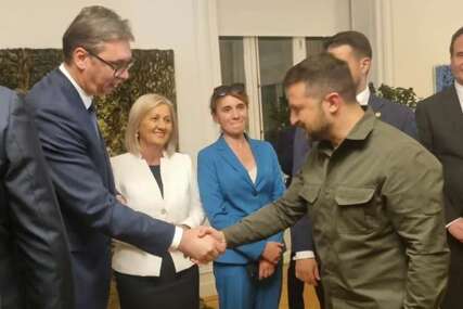 Vučić se sastao sa Zelenskim: Susret predsjednika Srbije i Ukrajine u Atini (FOTO)