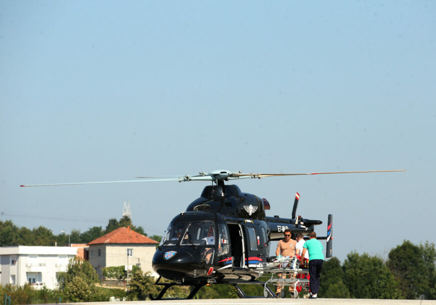 helikopterski servis republike srpske , prevoz pacijenata 