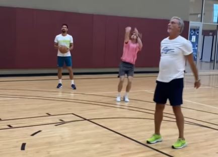 "Šta misliš o našim vještinama" Đoković i Rubljov igrali košarku, a onda se Srbin obratio NBA legendi (VIDEO)