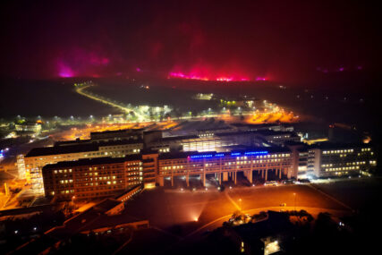 Požar iznad bolnice u Grčkoj