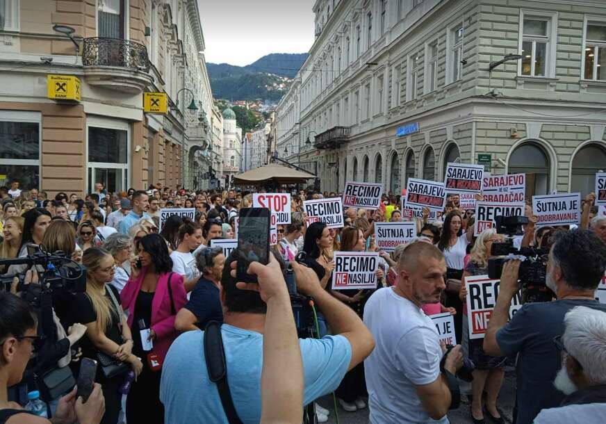 Protesti u Sarajevu zbog ubistva Nizame Hećimović
