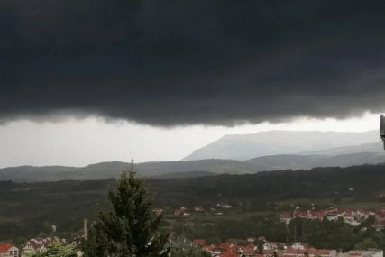 Oblak snimljen iznad Rtnja u Srbiji