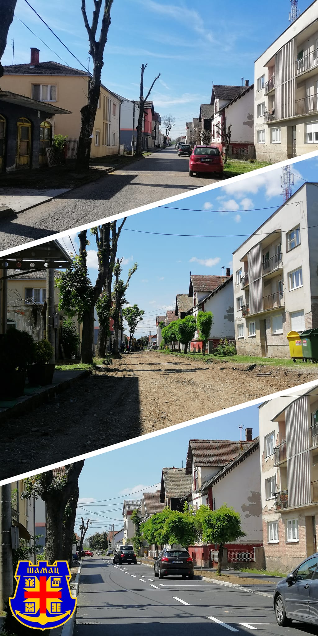 obnovljene ulice u šamcu 