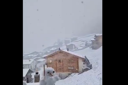 Temperatura pala za 30 stepeni: Poslije toplotnog talasa Švajcarsku pogodile obilne kiše i snijeg (VIDEO, FOTO)