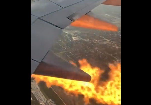 Zapalio se avion