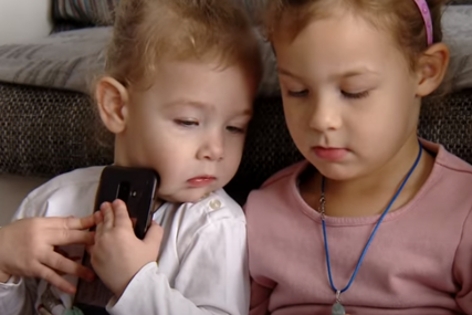 Najlakši način da se smire nemirni mališani: Skoro POLOVINA RODITELJA ne zna da odgaja djecu bez mobilnog telefona