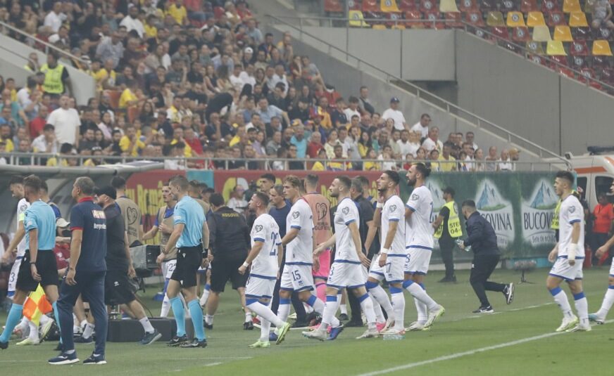 Fudbaleri Kosova odbili da nastave meč protiv Rumunije
