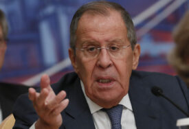 Lavrov na sjednici Savjeta bezbjednosti UN o Ukrajini "Rastu rizici od globalnog sukoba"