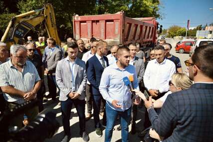 Drinić o radovima u Subotičkoj: Banjaluka se gradi konstantno, ne samo pred izbore (FOTO)