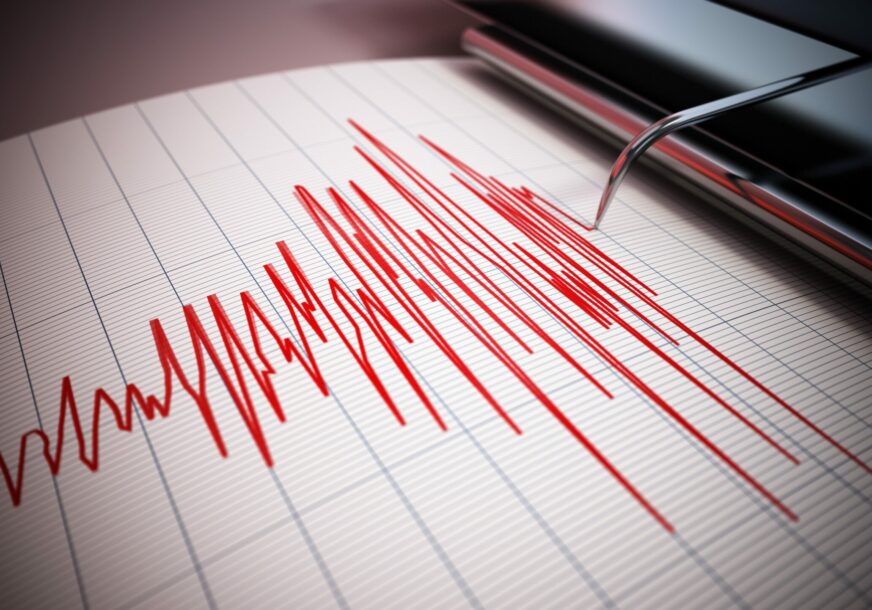 grafički prikaz zemljotres