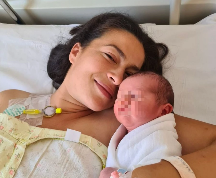 Marija Petronijević sa bebom