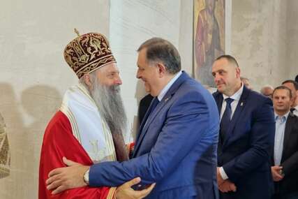 Milorad Dodik i patrijarh Porfirije