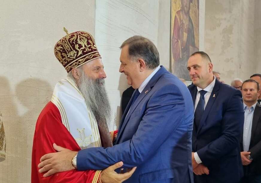 Milorad Dodik i patrijarh Porfirije