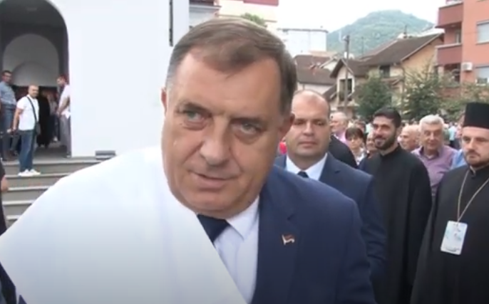Milorad Dodik kum hrama u Zvorniku