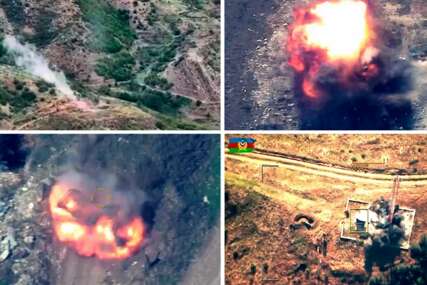 Prvi snimci napada Azerbejdžana: Odjekuju eksplozije u Nagorno-Karabahu, evakuisano 500 ljudi (VIDEO, FOTO)