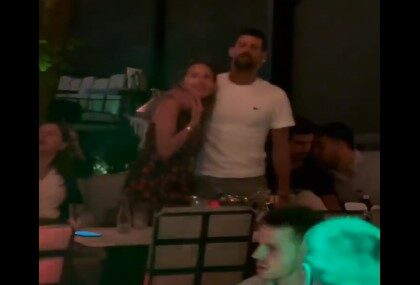 NOĆ PUNA EMOCIJA Novak i Jelena pjevušili stihove pjesme Vlade Georgieva (VIDEO)