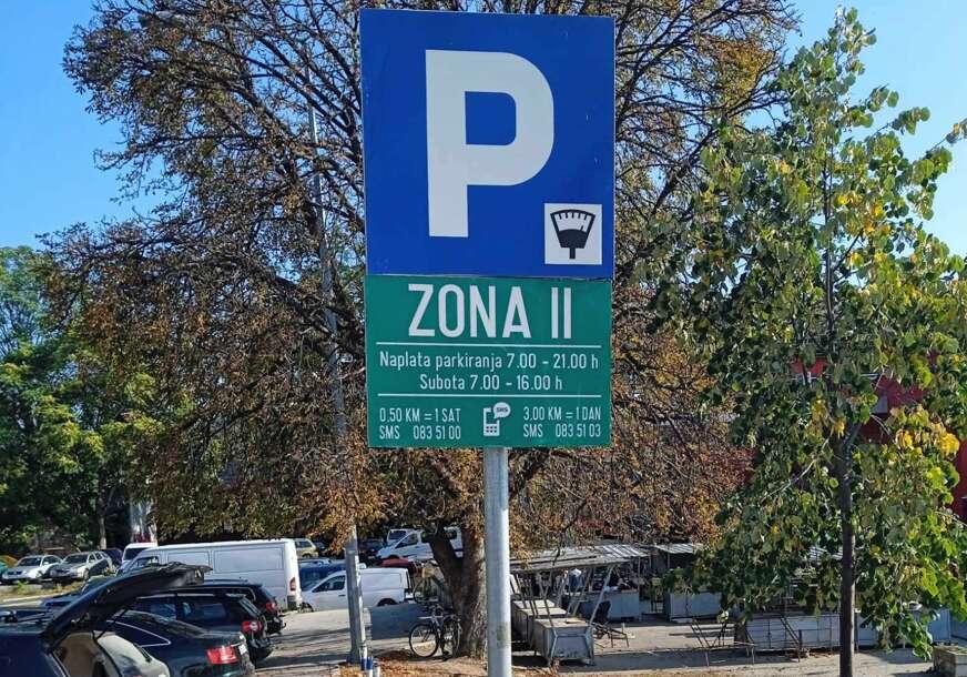 Tabla Parking zona 2 kod Kastela