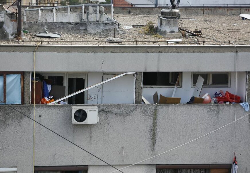 Zgrada nakon eksplozije u Smederevu