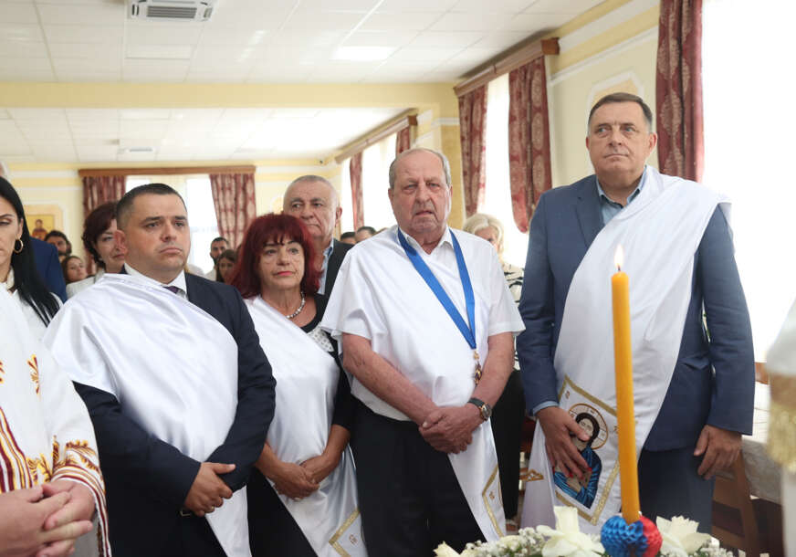 Milorad Dodik, na slavi hrama u Laktašima